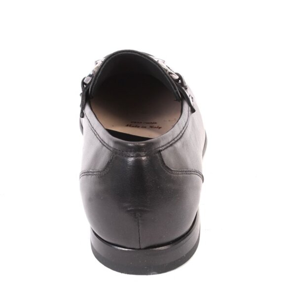 Giovanni Conti 825 Black Leather Classic Dress Shoes - Picture 5 of 8